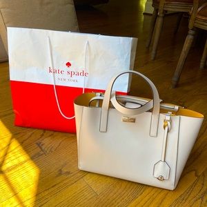 Kate Spade Nell Putnam Drive Nude Pink/Baby Pink Leather Bag